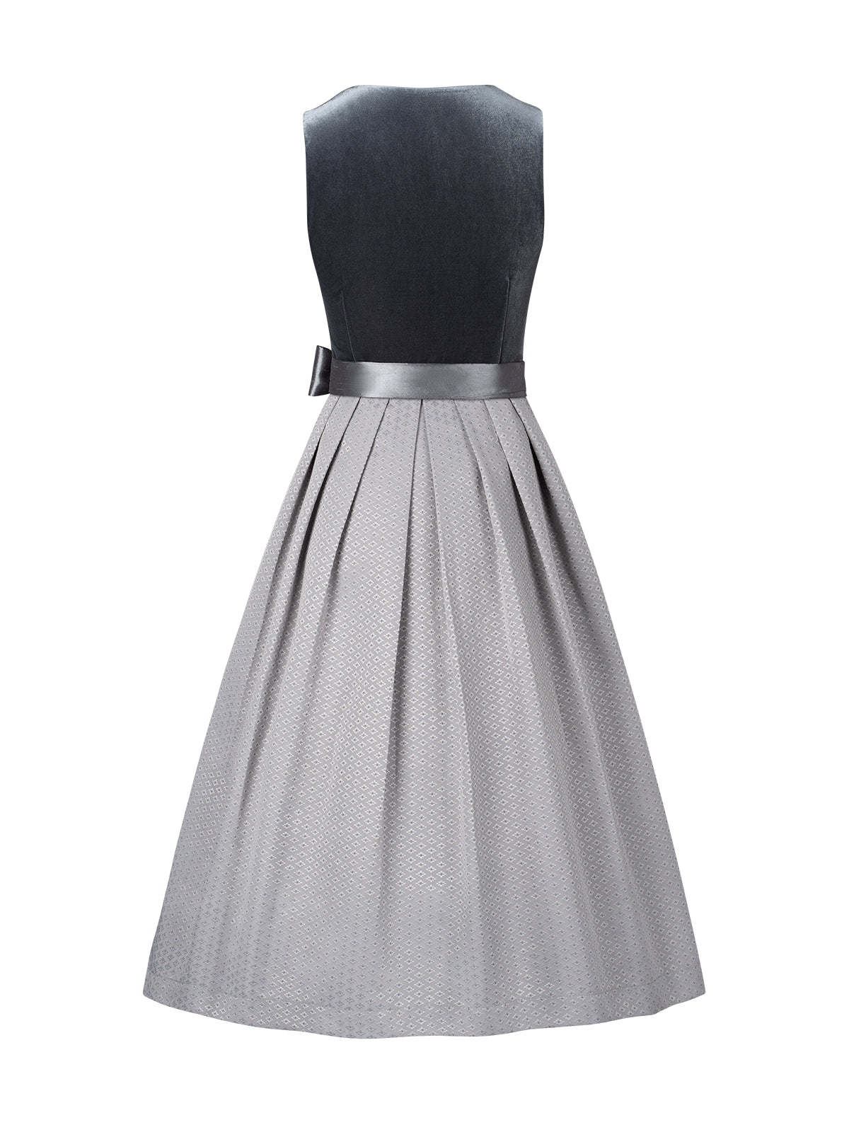 Šedá rovná část dirndl anella